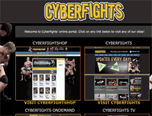 Tablet Screenshot of cyberfights.com
